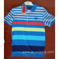 Leisure Yarn Dyed Short Sleeve Polo Shirts